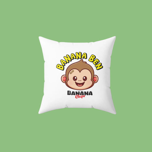 Banana Ben Spun Polyester Square Pillow